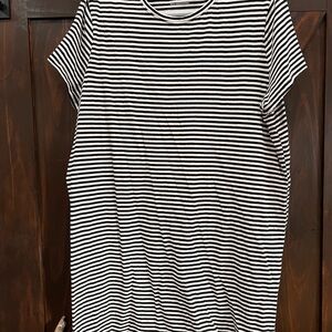 Time and Tru Striped Tshirt Dress